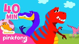 Wir sind die Dinosaurier  Dinolied  Baby Shark Deutsch  Pinkfong Baby Hai Kinderlieder [upl. by Stevy313]