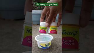 DIY with waste container 🫣 planter ideas shorts [upl. by Lemhaj]