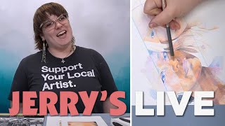 Jerrys LIVE Episode JL335 Creating Skin Tones with Colored Pencil [upl. by Kohn]