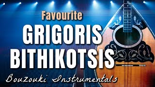 GRIGORIS BITHIKOTSIS  FAVOURITE BOUZOUKI INSTRUMENTALS  Over 2 and a half Hours HD visuals [upl. by Bryan802]