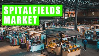 Spitalfields Market Walking Tour  Londons Best Food Markets 2021 [upl. by Laenaj]