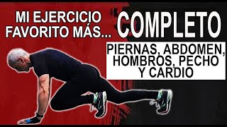 El Ejercicio Más Completo que existe  5 en 1  Hombros Pecho Abdomen Piernas y Cardio [upl. by Lombardi62]