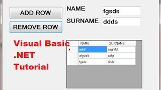 Visual Basic NET Tutorial 45  How To Use DataGridView Remove rows [upl. by Jael716]