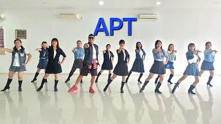 APT  LINE DANCE  PHRASED IMPROVER  HAKKA LINE DANCE BATAM  2024 [upl. by Elidad]