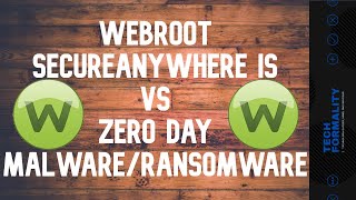 Webroot SecureAnywhere Internet Security vs MalwareRansomware Samples [upl. by Ahseia169]