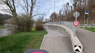 🇨🇭Lake Side Walk Adliswil Switzerland ⛰️🌞 Great View And Relaxing Walk 4K60 [upl. by Wenz]