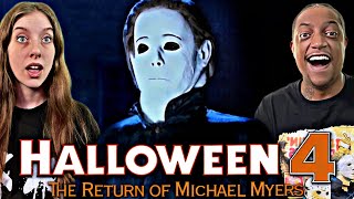 HALLOWEEN 4 THE RETURN OF MICHAEL MYERS  MOVIE REACTION  MY FIRST TIME WATCHING  HES BACK🎃😱🤯 [upl. by Boote]