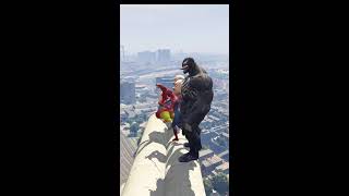 Gta 5 Epic Ragdoll Show Spiderman Vs Colour Minion Falls amp Fails in Gta V Part  17 gta shorts [upl. by Essirehc]