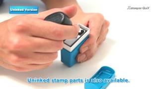 Xstamper QuiX PreInked Stamp Making System [upl. by Neron671]