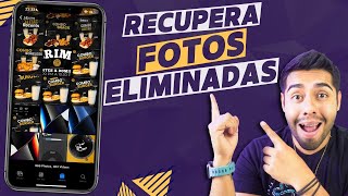 Cómo recuperar fotos eliminadas definitivamente de iPhone ✅ De papelera [upl. by Anelej]