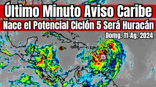 Último minuto Caribe nace el Potencial Ciclón 5 será Huracán envivo huracan [upl. by Naaman154]