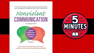 Nonviolent Communication by Marshall Rosenberg  5minute Book Summary [upl. by Nirag]