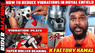 How to reduce Vibrations in Royal Enfield தமிழில்  Taper Roller Bearing  Rider Machine [upl. by Dusza]