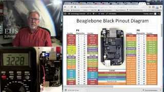 Beaglebone Black LESSON 4 Digital Write to the GPIO Pins from Python [upl. by Enitsirc]