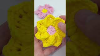 🌷🌷🌷Crochet 6 Petals Flower [upl. by Flore]