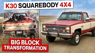 Abandoned 1984 Chevrolet 1 Ton 454 Big Block Will It Run Bonus 4x4 Squarebody Transformation [upl. by Noryahs]