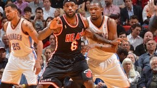 Kevin Durant and LeBron James Combine for 14 Points in 2 Minutes [upl. by Caraviello]