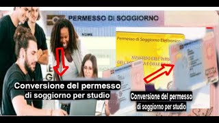 Come fare la conversione da permesso di studio a lavoro [upl. by Aciria441]