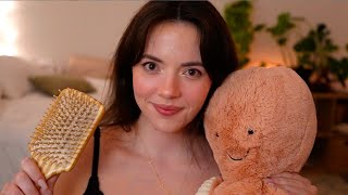 ASMR Getting You Ready For Bed  Tucking You In ✨ scalp care skincare pampering layered sounds [upl. by Shoshana939]