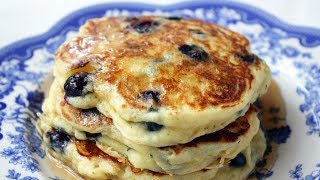 Blueberry Buttermilk Pancakes [upl. by Cuttler973]