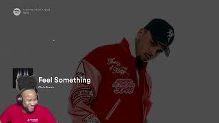 Chris Brown  Feel Something  REACTION [upl. by Norel257]