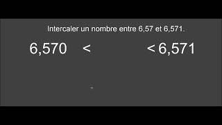 Intercaler un nombre décimal [upl. by Anihpesoj]