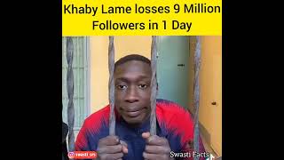 khabylame8481 Losses 9 Million Followers in 1 Day in Tiktok shorts [upl. by Sonni]