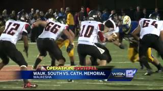 Op Football Waukesha South v Catholic Memorial [upl. by Zaneski851]