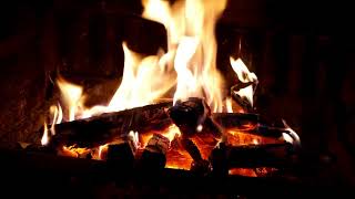 Feu de cheminée noel 8H Fireplace 8 hours full HD Noel ambiance noel White noise [upl. by Alimrahs631]