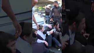 Ultraorthodox Jews protest military draft in Tel Aviv [upl. by Semreh]