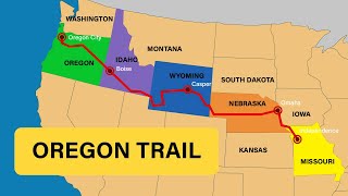 Oregon Trails History of American Westward Explained on Maps [upl. by Avraham]