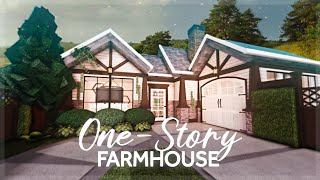 Roblox Bloxburg  OneStory Farmhouse  Minami Oroi [upl. by River]