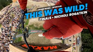 GoPro An Absolutely WILD ride with Nicholi Rogatkin at Red Bull Joyride 2024  Crankworx Whistler [upl. by Lorilee208]