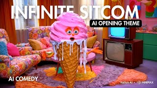 The Infinite Sitcom Opening Theme and the Multiverse Meltdown  AI minimax [upl. by Annaid]