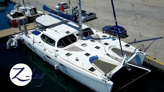 CATAMARAN TOUR  A Walkthrough of our Privilege 585 Sailing Zatara ZLog [upl. by Tuesday]