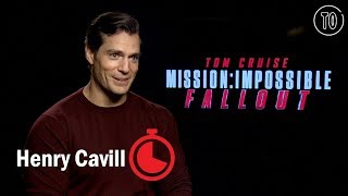 Henry Cavill can’t pronounce ‘plutonium’  Timed Out ‘Mission Impossible’ interviews [upl. by Japha]