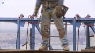 Rising Rebuilding Ground Zero  Iron Workers [upl. by Kcirdle142]