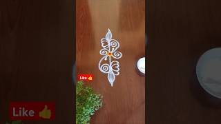 Best rangoli borders sideborders shortvideos muggulu viral art daily mrng ytrangolishorts [upl. by Yromas]