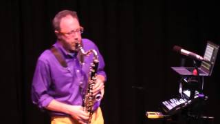 Michael Lowenstern  quotTripquot for bass clarinet more bass clarinet Kaossilator ampc [upl. by Elgna]