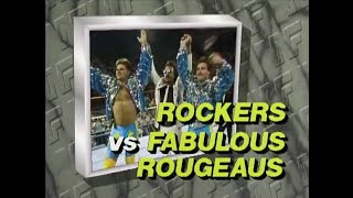 Rockers vs Fabulous Rougeau Brothers Wrestling Challenge May 21st 1989 [upl. by Hanid]