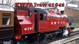 Ivatt 41241 KWVR March 2019 [upl. by Alvis]