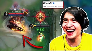 i Met STREAMER Choox TV in Ranked GAME   and this is happened 🤣 [upl. by Socin]