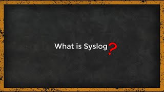 What is Syslog  Easy to understand [upl. by Yrtsed701]