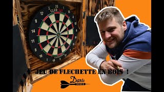 JEU DE FLECHETTE EN BOIS POUR 20€ [upl. by Arimihc699]