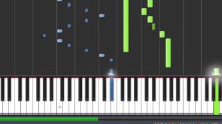 Takashi Yoshimatsu  Memo Flora Concerto 700  730 Synthesia Piano Tutorial [upl. by Llevol]