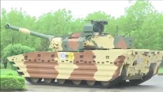 Indian Army unveils new Zorawar light tank [upl. by Adnahsam]