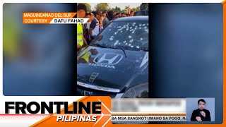 Magpinsan patay matapos pagbabarilin sa loob ng kotse sa Maguindanao del Sur  Frontline Pilipinas [upl. by Chilton954]