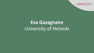 MWP Young Researchers’ Program 2022 – Eva Gazagnaire [upl. by Kimbell]