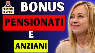 🟨 BONUS PER ANZIANI E PENSIONATI❗️ ECCO COME OTTENERE TUTTI GLI AIUTI❗️ [upl. by Porush329]