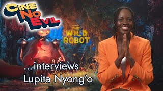 Lupita Nyongo applies an African concept to The Wild Robot  CNE Interviews [upl. by Amyaj454]